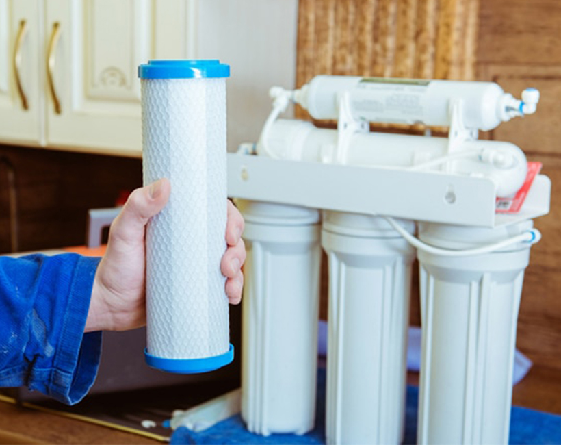 Purification de l'eau - système de filtration de l'eau à domicile